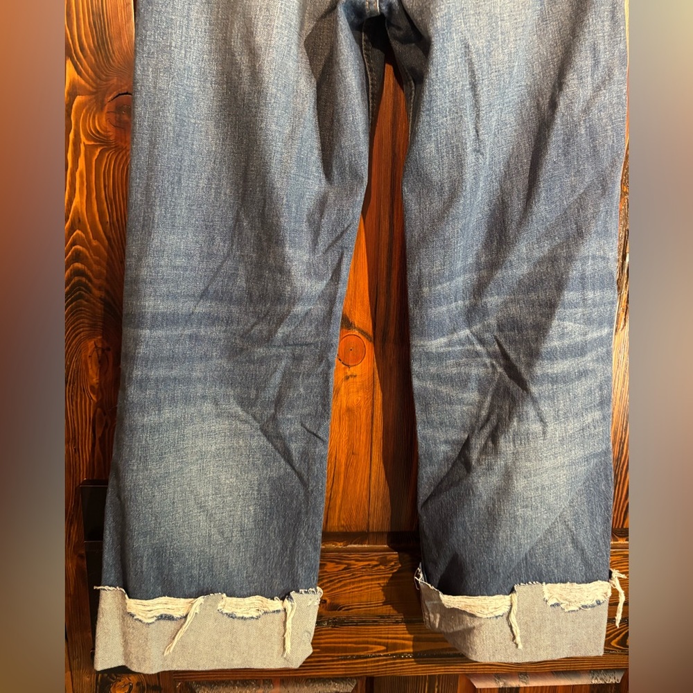 Ariat Ultra High Rise Haiti Tomboy Wide Leg Denim Jean - Picture 12 of 15
